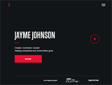 Tablet Screenshot of jaymejohnson.com